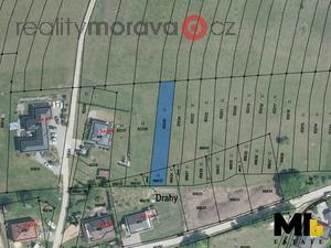 foto Prodej stavebnho pozemku o velikosti 582 m2 v obci Bezvky, Zln.