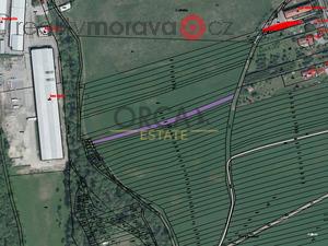 foto Prodej pozemku v k.. Bojkovice o vme 1710 m2, okres Uhersk Hradit