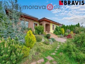 foto Prodej rodinnho domu, Hruovany nad Jeviovkou, bungalov, gar, okrasn zahrada, venkovn bazn, terasa, letn psteek
